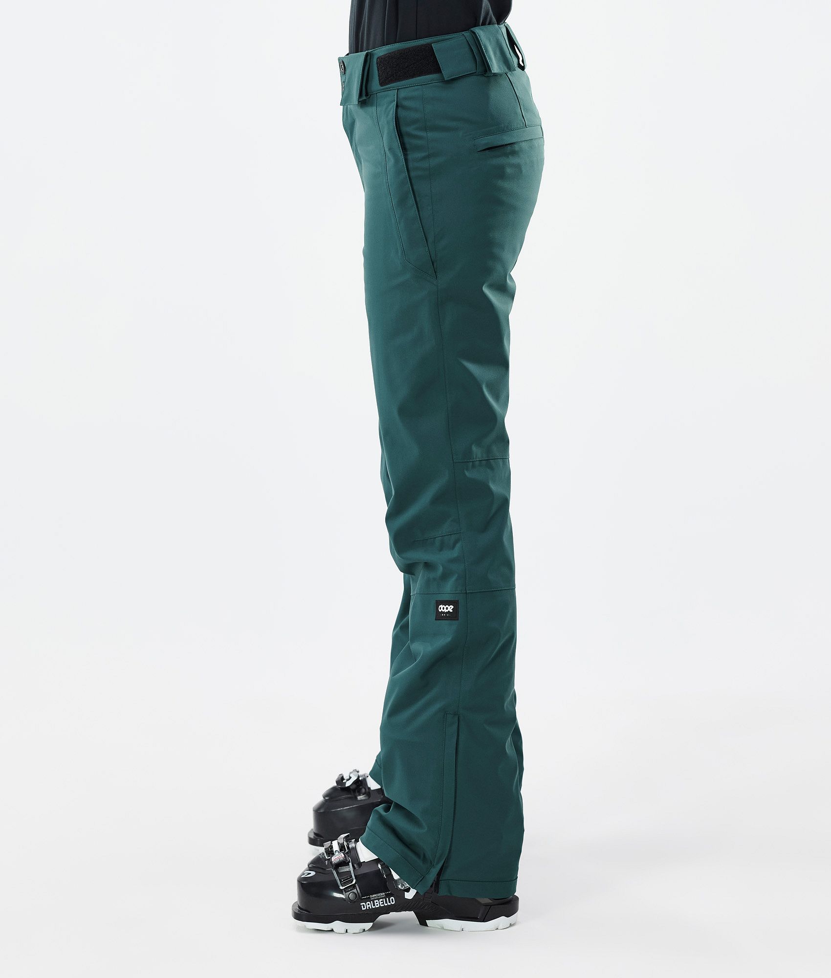 Runway Pant Bottle Green with Green/Pink Lurex Stripe - Women's pants |  Saint + Sofia®